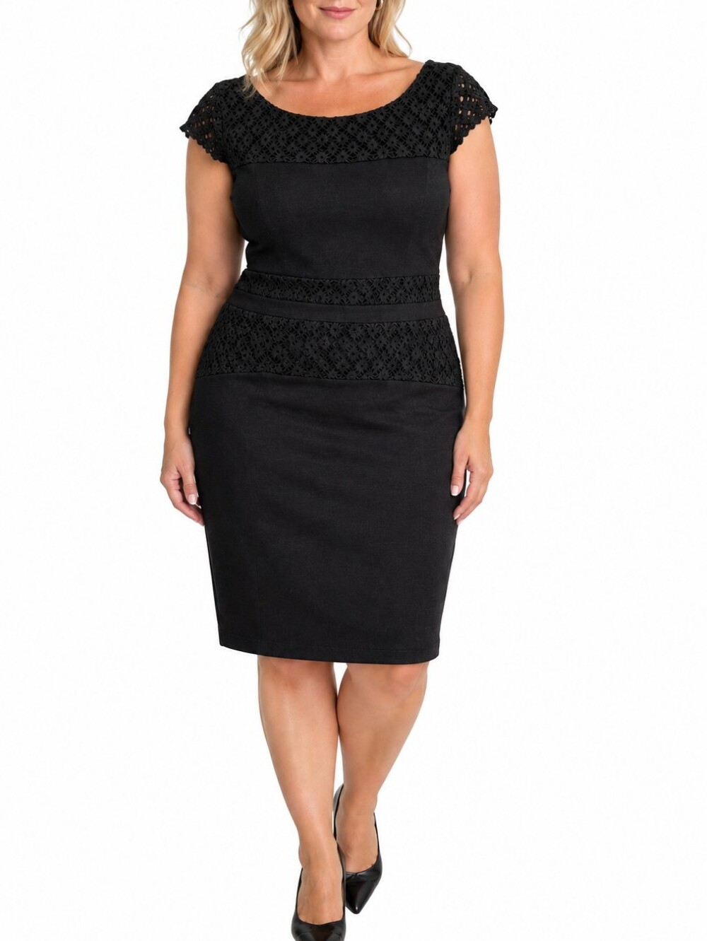 Marc New York by Andrew Marc Black Lace Dress – US 10 – NWT
